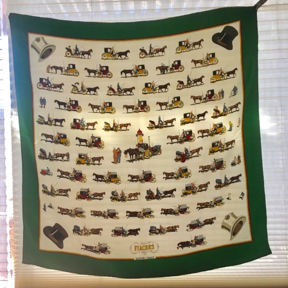 Hermes Silk Scarf